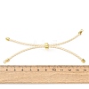 Adjustable Round Braided Microfiber Leather Cord Bracelet Making KK-CBAC260-01G-33-3