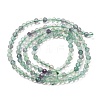 Natural Fluorite Beads Strands G-F509-38-3mm-7