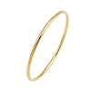304 Stainless Steel Plain Bangles for Women BJEW-D355-01G-4