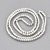 Electroplate Non-magnetic Synthetic Hematite Beads Strands G-T114-33-3