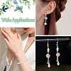 200Pcs 4 Colors Cat Eye Beads CE-YW0001-04-5