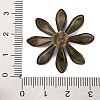 8-Petal Iron Flower Bead Caps IFIN-M008-01AB-3