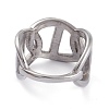 Tarnish Resistant Unisex 304 Stainless Steel Finger Rings RJEW-K233-14B-P-2