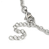 Tarnish Resistant 304 Stainless Steel Cable Chain Bracelets BJEW-PH01339-3