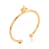 Brass Cup Peg Ring Settings KK-N274-35G-1