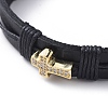Unisex Adjustable Cord Bracelets BJEW-JB04702-02-2