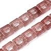 Natural Strawberry Quartz Beads Strands G-N342-103-1