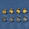 16Pcs 2 Colors 201 Stainless Steel Stud Earring Findings with Hole EJEW-FS0001-20-7