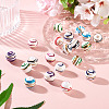 20Pcs Acrylic Stripe Beads MACR-TA0002-77-5