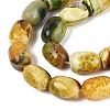 Natural Dragon Veins Agate Beads Strands G-Q606-42C-4