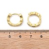 Brass Micro Pave Cubic Zirconia Huggie Hoop Earrings X-EJEW-K083-34G-B-4