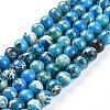 Natural Imperial Jasper Beads Strands G-G814-07-8mm-01-1