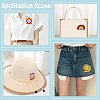 8Pcs 8 Styles Back to School Polyester Clothing Patches PATC-CY0001-55-5