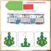 DIY Flower Earring Diamond Painting Kit PW-WG97203-01-3