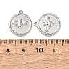 304 Stainless Steel Pendants STAS-P432-01C-P-3
