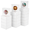 Blank Cardboard Paper Handmade Soap Packaging Boxes with Round Visible Window CON-WH0086-178B-1