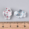 Printed Transparent Acrylic Beads TACR-T029-11M-4