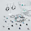 1080pcs 24 Style Glass Beads GLAA-PH0001-61-6