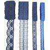 4 Styles Polyester Lace Trim OCOR-GF0005-25A-1