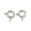 Brass Spring Ring Clasps KK-G557-01C-P-1