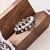 Brass Cuff Rings for Women Men RJEW-C118-02AS-2