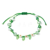 Glass and Braided Nylon Thread Beaded Bracelets BJEW-JB11509-2