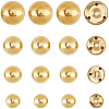 40Pcs 3-Hole Brass Buttons BUTT-CY0001-18A-6
