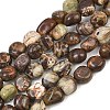 Natural Flower Agate Beads Strands GG-CBA787B-A34-2
