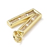 Brass Micro Pave Cubic Zirconia Pendants LS-KK-V014-01G-22-2