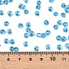 6/0 Baking Paint Transparent Glass Seed Beads SEED-N006-06L-4