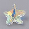 Faceted Glass Charms GLAA-H101-A-17-3