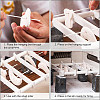 BENECREAT 8Pcs Ceramic Jewelry Hanging Burning Bracket Kiln Tool TOOL-BC0002-21-4