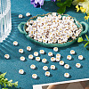 500Pcs Plating Acrylic Beads PACR-TADJ0001-01R-4
