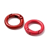 30Pcs 15 Colors Zinc Alloy Spring Gate Rings FIND-PH0006-47-3