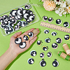 44 Pairs 11 Styles Felt Craft Doll Eye FIND-PH0025-56-3