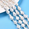 Natural Baroque Pearl Keshi Pearl Beads Strands PEAR-S019-02D-01-4