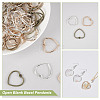 90Pcs 3 Colors Zinc Alloy Pendants FIND-GA0004-25-4
