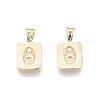 Brass Pendants KK-G432-15G-2