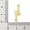 Brass Pave Shell Connector Charms KK-M300-10G-06-3