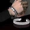 Punk Style 304 Stainless Steel Curb Chain Bracelets for Men WGFAED6-02-1