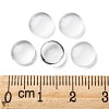 Transparent Glass Cabochons X-GGLA-R026-8mm-5