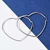 Tarnish Resistant 201 Stainless Steel Hoop Earrings EJEW-A052-11B-1