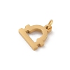 304 Stainless Steel Charms STAS-R001-04G-07-2