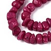 Dyed Natural Yellow Jade Beads Strands G-ZX005-13D-4