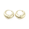 Double Horn Brass Stud Earrings EJEW-Q811-23G-1