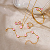 Alloy Enamel Jewelry Sets PW-WG60687-01-1