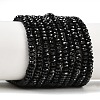 Natural Black Spinel Beads Strands G-B175-A02-2x4mm-2