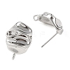 SHEGRACE Brass Stud Earring Findings XGRQ64491-870P-2