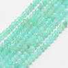 Natural Amazonite Bead Strands G-P270-2mm-24-1