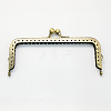 Iron Purse Frame Handle for Bag Sewing Craft Tailor Sewer X-FIND-R022-05AB-1